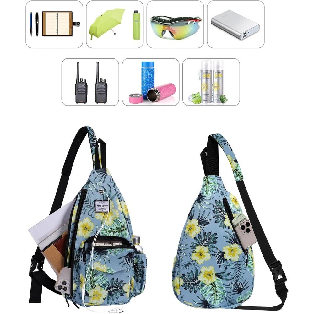 Adjustable Strap Sling Backpack - Lightweight & F… - image 5